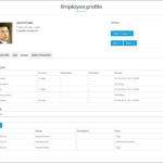 WP-HR Manager Employee Profile Leave Tab